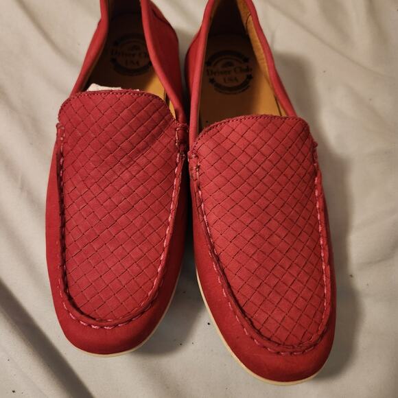 Driver Club USA Womens Size 6 3.5 On Genuine Moccasins Tan Leather NEW - Picture 2 of 6